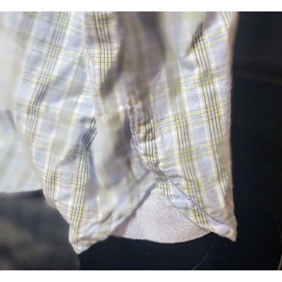 Men's Casual Soft Cotton Twill Light Blue Short Slve Bttn Dn Metro Exchange XL - Picture 6 of 16